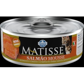 Ração Úmida Farmina Matisse para Gatos Adultos de Todas as Raças Sabor Salmão 85g