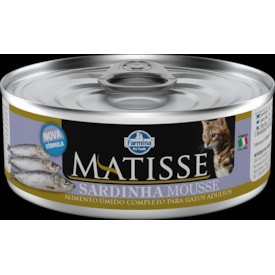 Ração Úmida Farmina Matisse para Gatos Adultos de Todas as Raças Sabor Sardinha 85g