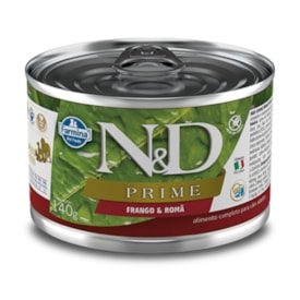 Ração Úmida Farmina N&D Prime para Cães Adultos de Todas as Raças Sabor Frango e Blueberry 140g