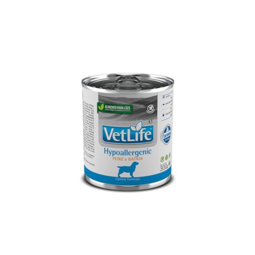 Ração Úmida Farmina Vet Life Hypoallergenic Fish para Cães Adultos de Todas as Raças 300g