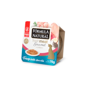 Ração Úmida Fórmula Natural Patê Gourmet Caes Adultos Frango 70g - imagem adicional