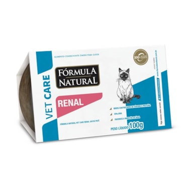 Ração Úmida Fórmula Natural Vet Care Patê Renal para Gatos 100g