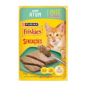 Ração Úmida Friskies Patê para Gatos Filhotes Sabor Atum 75g