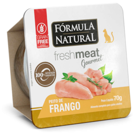 Ração Úmida Gourmet Fórmula Natural Sabor Frango 70g