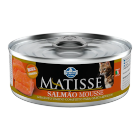 Ração Úmida Matisse Para Gatos Mousse Salmão Lata 85g