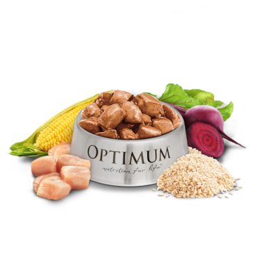 Ração Úmida Optimum Sachê Cães Adultos Raças Grandes Carne 100 g - imagem adicional