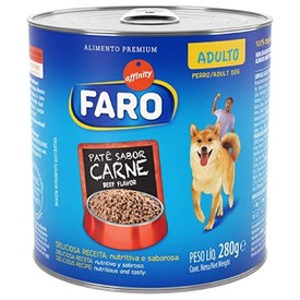 Ração Úmida para Cães Adultos Sabor Carne Faro 280g