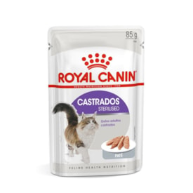 Ração Úmida Patê Royal Canin Gatos Castrados 85g