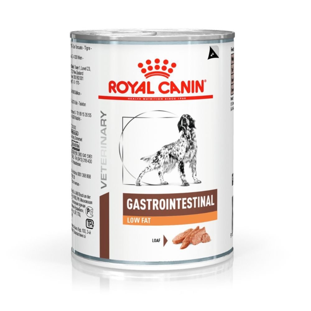 Ração Úmida Royal Canin Lata Gastro Intestinal Low Fat Wet 410g