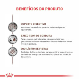 Ração Úmida Royal Canin Lata Gastro Intestinal Low Fat Wet 410g - imagem adicional