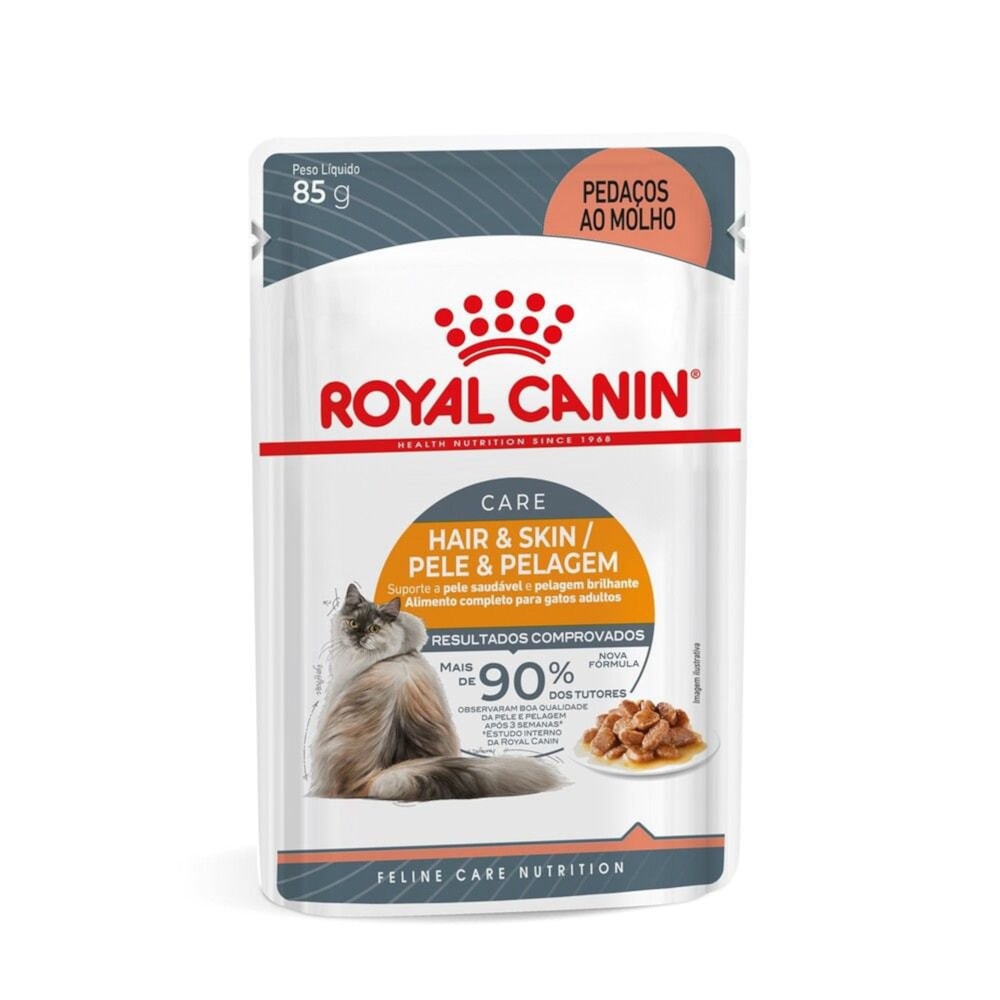 Ração Úmida Royal Canin Pele & Pelagem para Gatos 85g