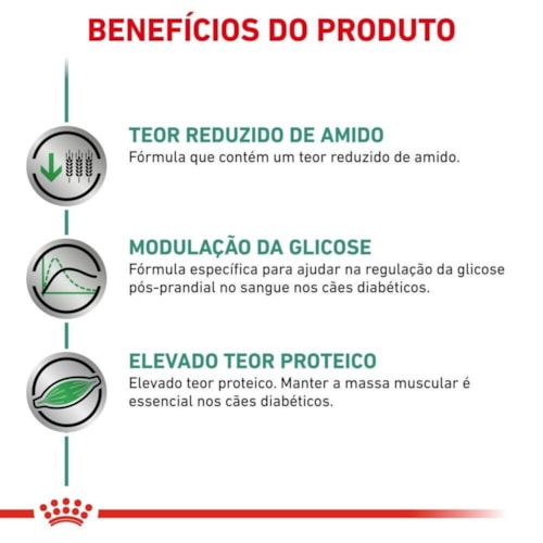 Ração Úmida Royal Canin Vet Diet Canine Diabetic Special Low Carbohydrate Lata 410g - imagem adicional