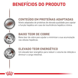 Ração Úmida Royal Canin Vet Diet Canine Hepatic Lata 420 g - imagem adicional
