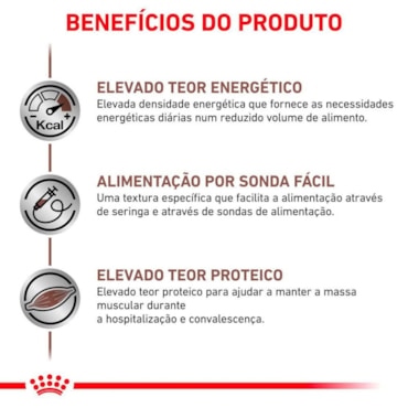 Ração Úmida Royal Canin Vet Diet Canine Recovery Lata 195g - imagem adicional
