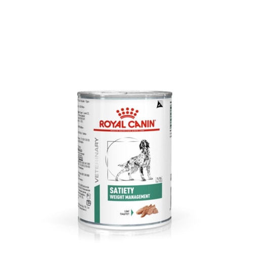 Ração Úmida Royal Canin Vet Diet Canine Satiety Lata 410g