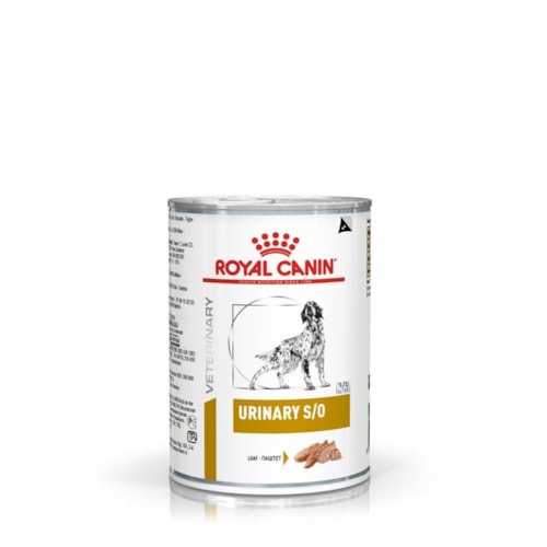 Ração Úmida Royal Canin Vet Diet Canine Urinary S/O Lata