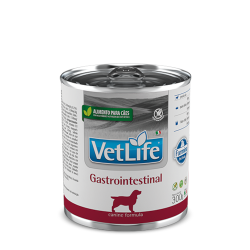 Ração Úmida VetLife Canine Gastrointestinal 300 g