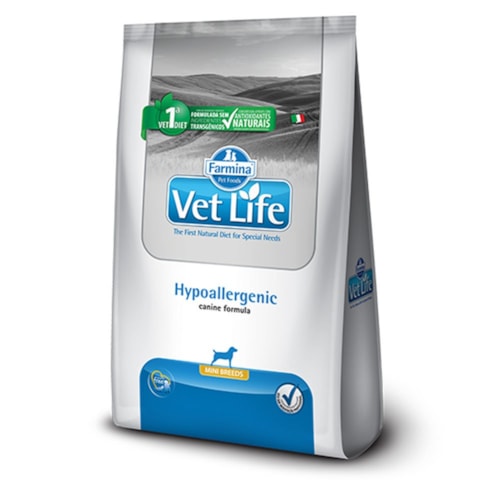 Ração Vet Life Para Cães Hipoallergenic de Raças Pequenas 2kg