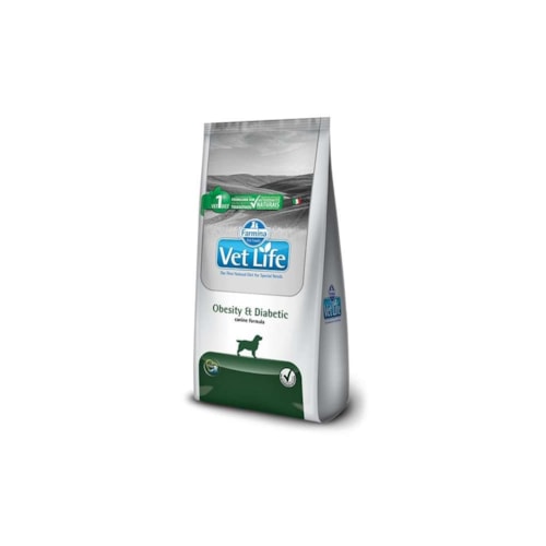 Ração Vet Life para Cães Obesity & Diabetic 