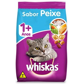 Ração Whiskas Para Gatos Adultos Sabor Peixe