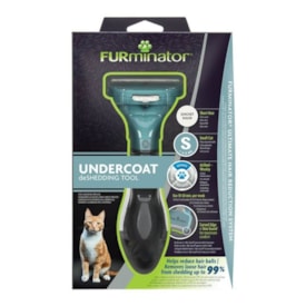 Rasqueadeira Furminator para Gatos Pequenos com Pelos Curtos