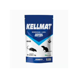 Raticida Kellmat Soft Bait 20 Sachês de 10g - Kelldrin