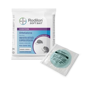 Raticida Rodilon Soft Bait 10 Iscas de 20g cada - Elanco 