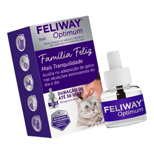 Refil Feliway Optimum Família Feliz Mais Tranquilidade 48 ml