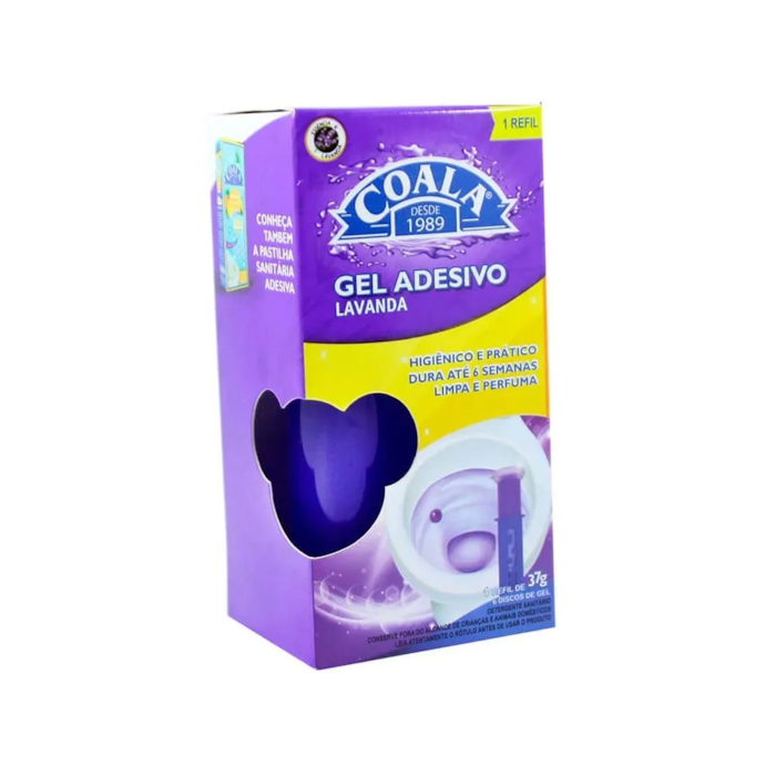 Refil Gel Adesivo Coala Lavanda 37g