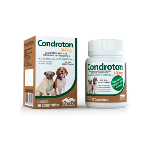 Regenerador Articular Condroton Pet Vetnil para Cães 500mg