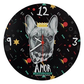 Relógio Cachorro Amor