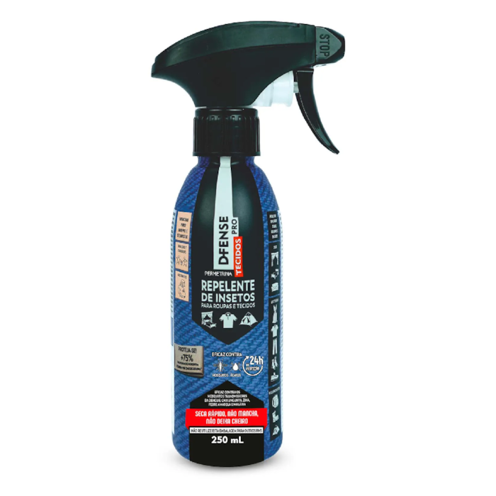 Repelente D-Fense Pro para Roupas e Tecidos 250ml