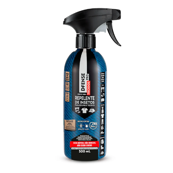 Repelente D-Fense Pro para Roupas e Tecidos 500ml - Haxea