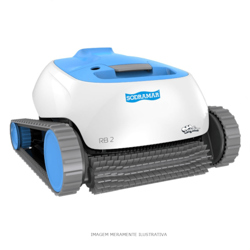 Robô Dolphin Para Limpeza de Piscinas de até 12m RB2 Bivolt - Sodramar
