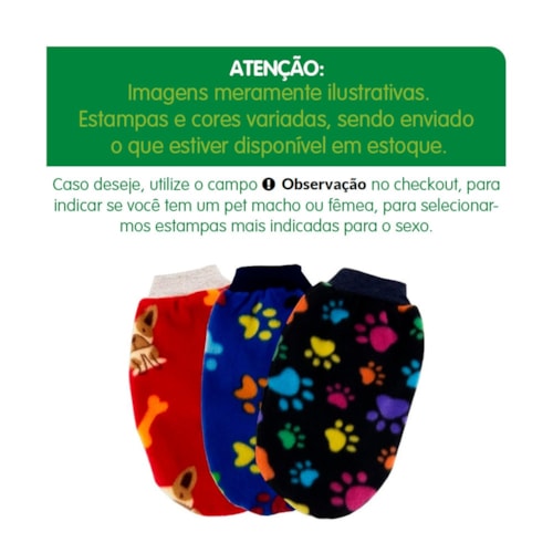 Roupa Suéter Soft Impactus Pet para Cães e Gatos Estampas Sortidas N 24 - imagem adicional