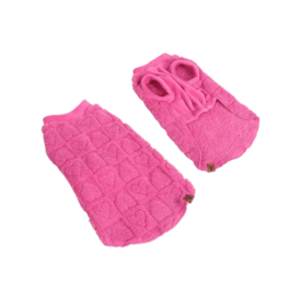 Roupinha Pet em Soft Coração 3D Rosa Pickorruchos Tamanho 06 - imagem adicional