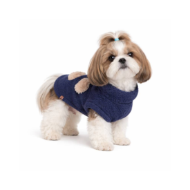 Roupinha Pet Moleton Teddy Marinho Pickorruchos Tamanho 05 - imagem adicional