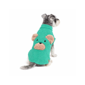 Roupinha Pet Moleton Teddy Menta Pickorruchos Tamanho 04