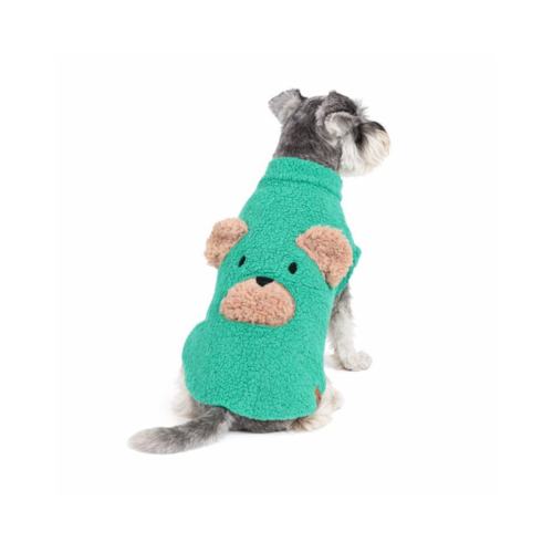 Roupinha Pet Moleton Teddy Menta Pickorruchos Tamanho 05
