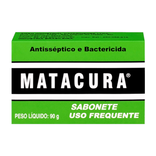 Sabonete Antisséptico e Bactericida Matacura para Cães e Gatos 90g 
