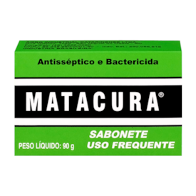 Sabonete Antisséptico e Bactericida Matacura para Cães e Gatos 90g