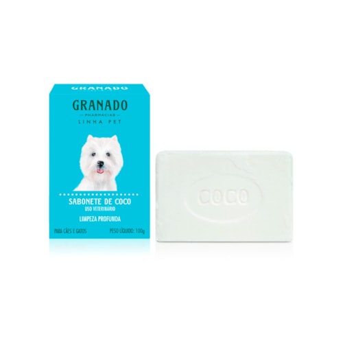 Sabonete de Coco Granado para Pets Limpeza Profunda 100 g