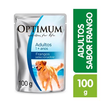 Sachê Alimento Úmido Optimum para Cães Adultos 100 g