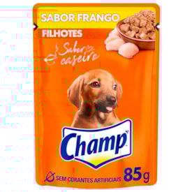 Sachê Champ Cães Filhotes Frango 85g