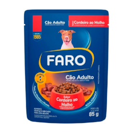 Sachê Faro para Cães Adultos Sabor Cordeiro 85g