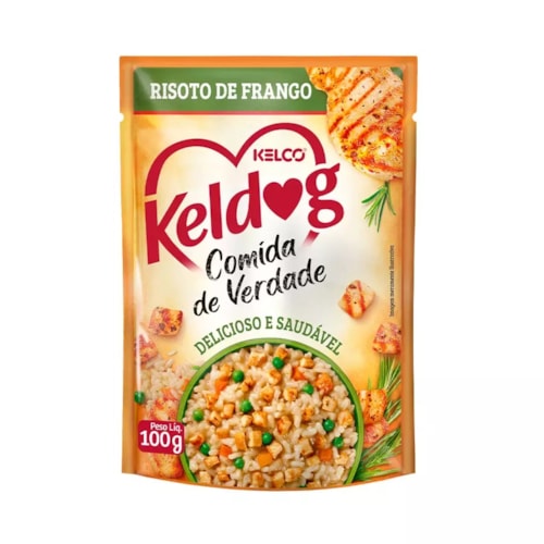 Sachê Keldog Sabor Risoto de Frango para Cães 100g