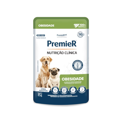 Sachê PremieR Nutrição Clínica Obesidade Cães Adultos 85 g