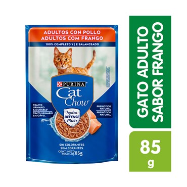 Sachê Purina Cat Chow para Gatos Adultos Sabor Frango 85 g