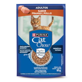 Sachê Purina Cat Chow para Gatos Adultos Sabor Frango 85 g