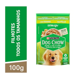 Sachê Purina Dog Chow Extra Life para Cães Filhotes de Todos os Tamanhos Frango 100g - imagem adicional